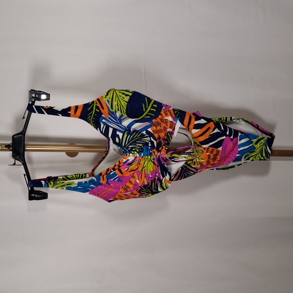 Coco Reef Sassy Underwire One Piece Swimsuit – Size 36D – Eclectic Jungle Print - Picture 4 of 12
